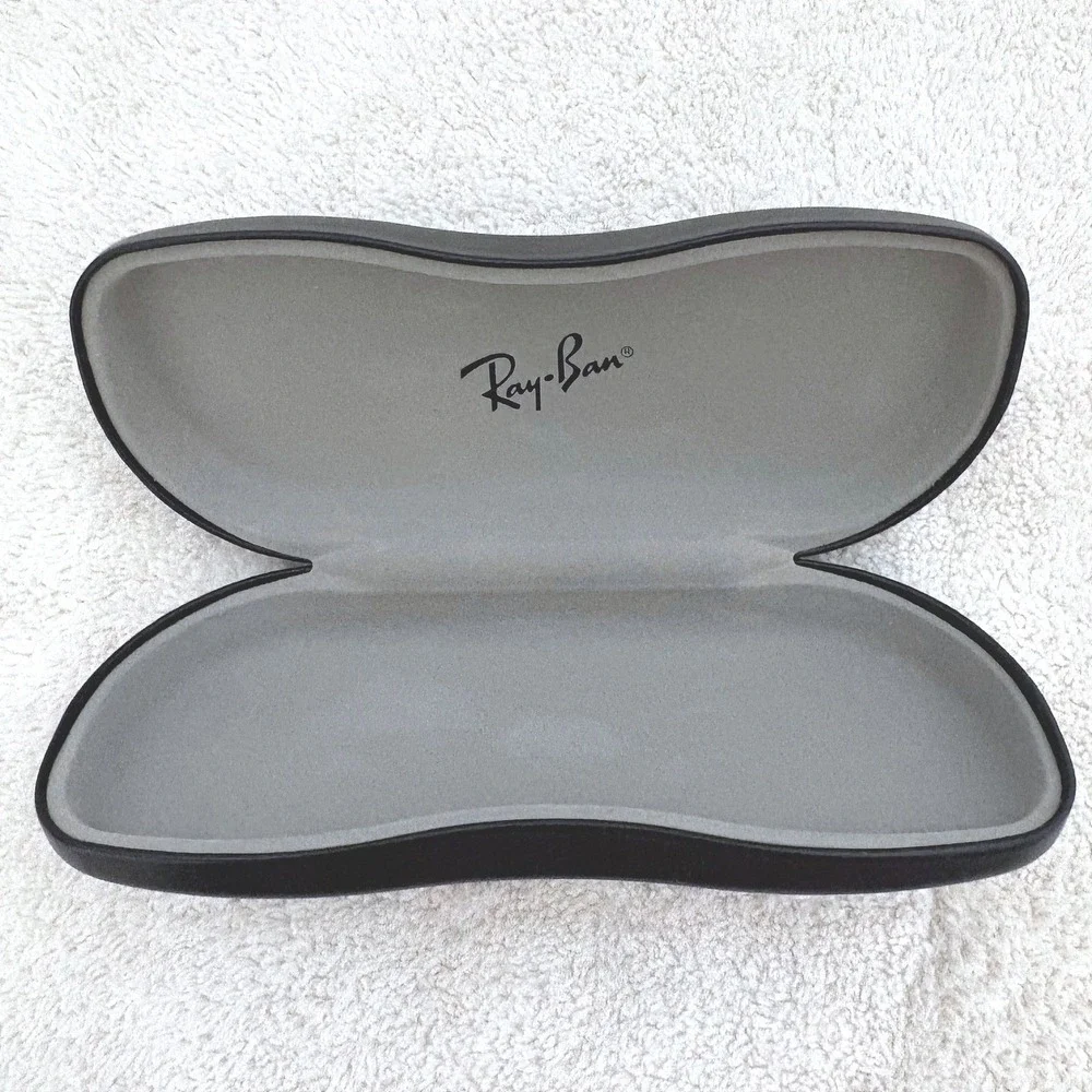RayBan Sunglasses Case Bundle Black Hard Shell/Tan Snap Soft Case Set CASES ONLY